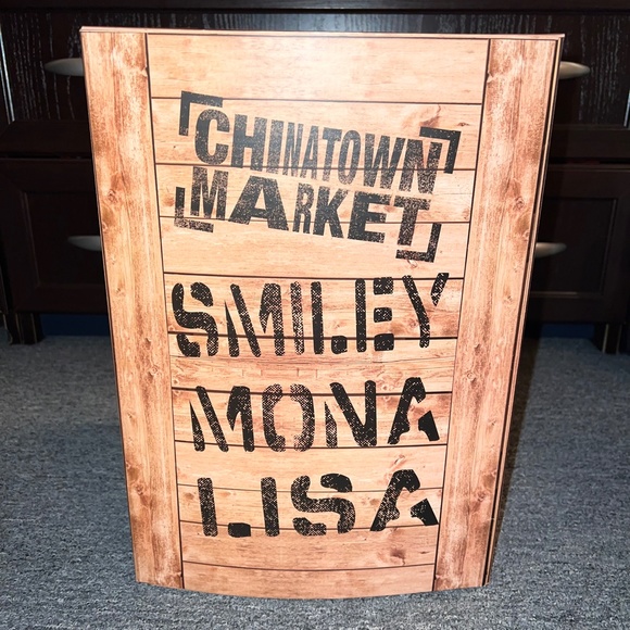 CHINATOWN MARKET x MIGHTY JAXX Smiley Mona Lisa Vinyl Collectible Art Toy NIB - Picture 5 of 15